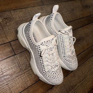 Steve Madden Rhinestone Sneakers - Size 8